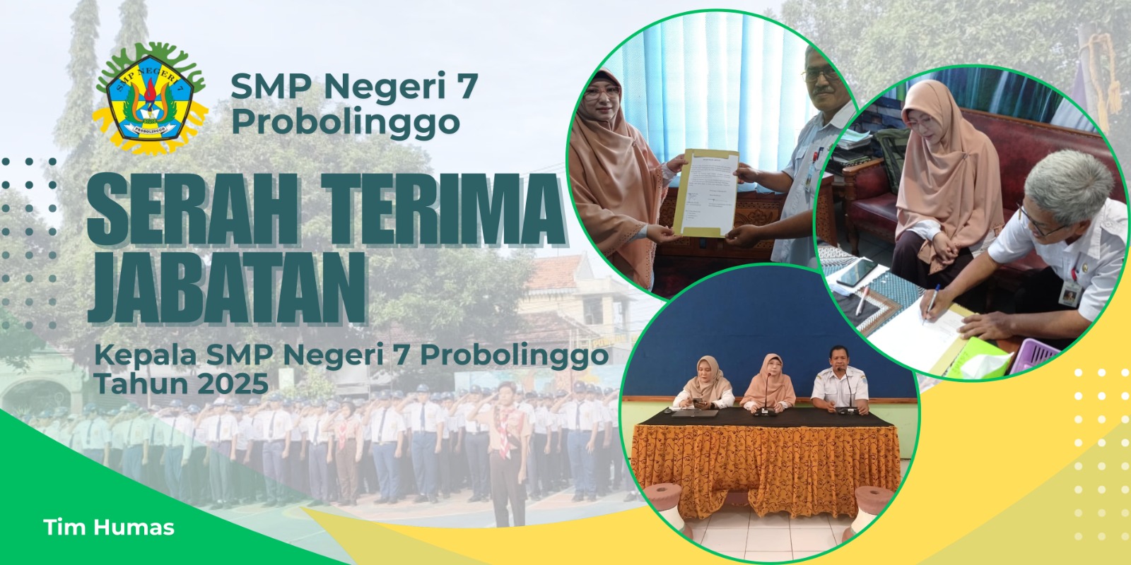 Serah Terima Jabatan Kepala SMP Negeri 7 Proboling